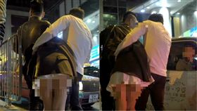 正妹,爛醉,撿屍（圖／翻攝自網路影片）