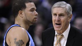 ▲Deron Williams與Jerry Sloan（圖／美聯社／達志影像）