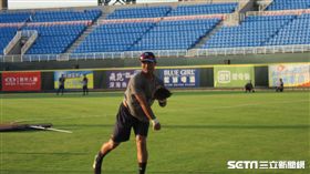 ▲王勝偉回一軍。（圖／記者蕭保祥攝影）