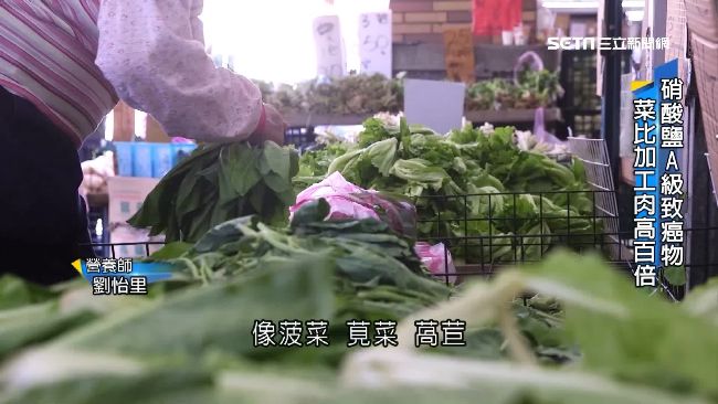 硝酸鹽A級致癌物　菜比加工肉高百倍