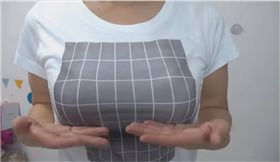 貧乳,巨乳,錯覺,設計　圖／翻攝自YouTube