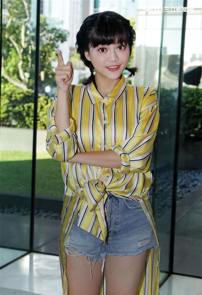 瑪莉亞金鐘專訪。（記者邱榮吉/攝影）