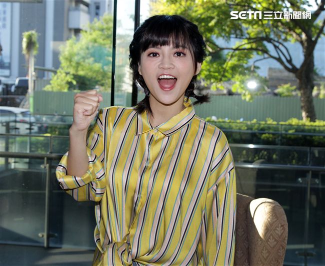 瑪莉亞金鐘專訪。（記者邱榮吉/攝影）