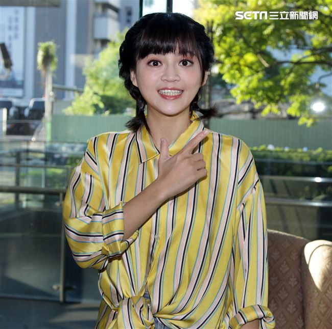 瑪莉亞金鐘專訪。（記者邱榮吉/攝影）