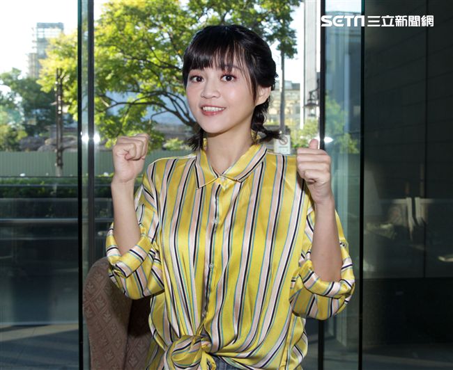 瑪莉亞金鐘專訪。（記者邱榮吉/攝影）