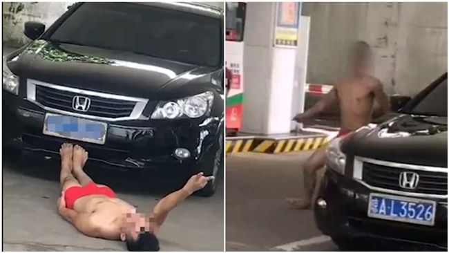 男只穿內褲耍ㄎㄧㄤ！警：鬼上身嗎？