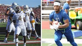 美國華盛頓特區一名18歲學生史畢克斯（Jamal Speaks），他因家庭緣故，從小就借居在朋友家，日前他要參加美式足球校際球賽時，校方竟因他「無家」為由，而禁止他上場比賽。對此，史畢克斯的球隊隊員紛紛替他抱不平，一起團結「拒絕上場」。目前相關單位正想辦法，希望能幫助史畢克斯歸隊比賽。（圖／翻攝自推特）