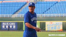 富邦悍將蔣智賢。（圖／記者王怡翔攝影）