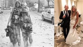 拍下911著名逃生女　今成為她婚攝
911事件,Joanne Capestro,Phil Penman
翻攝自推特