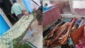 緬甸4人幫幫撿手機，卻陳屍化糞池。（圖／翻攝自緬甸中文網）