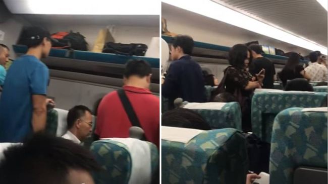 高鐵乘客站滿走道　掀兩派網友論戰！