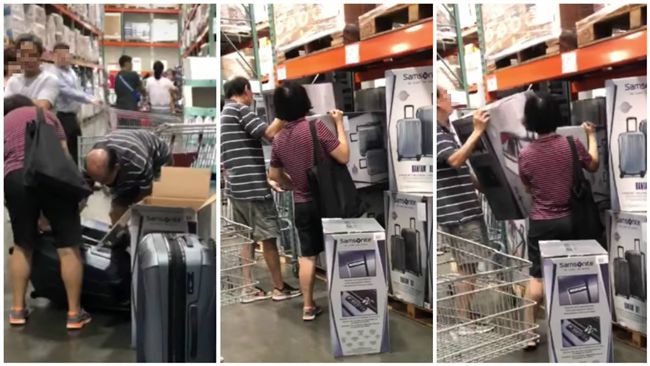 拆包裝丟地把玩…奧客轉身拿新的結帳