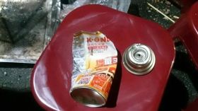 台南,烤肉,卡式瓦斯罐,爆炸（圖／翻攝畫面）