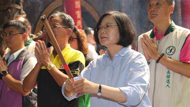 蔡英文：感謝媽祖婆庇蔭讓我當上總統