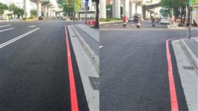 台中人才懂！「爛路王」變平騎車超爽 網酸：撐不了多久（圖／爆廢公社）