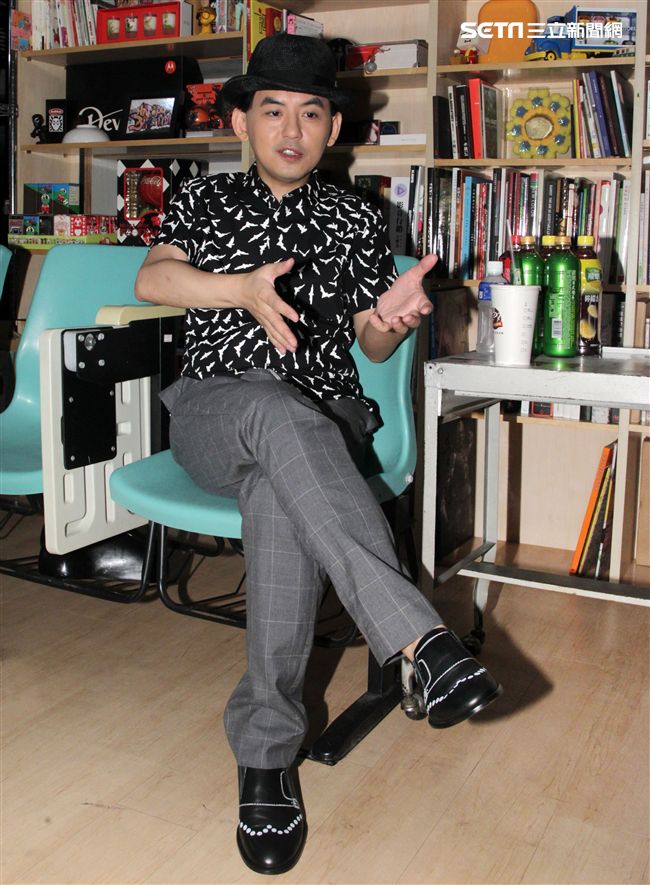 黃子佼金鐘專訪。（記者邱榮吉/攝影）