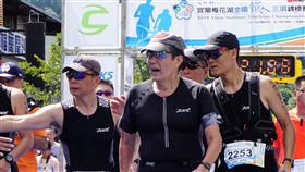 馬英九以2小時1分時間完成半程鐵人三項賽。（圖／中華民國鐵人三項協會提供）