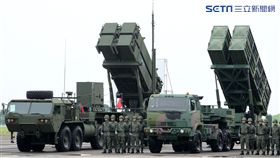 ▲愛國者飛彈發射架。（記者邱榮吉/攝影）