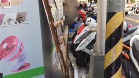 台中,豐原,招牌,砸傷