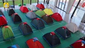 天津大學為偏遠地區的學生家長準備帳篷，提供短期住宿／梨視頻