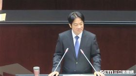 行政院長賴清德25日上午赴立法院進行823中南部水災之治水機制專案報告並備詢。（圖／記者盧素梅攝）