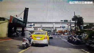 追撞前車亮刀索賠　惡漢遭3警齊壓制