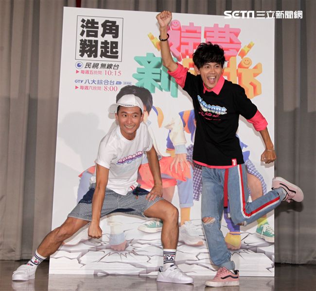 浩角翔起「綜藝新時代」校園見面會。（記者邱榮吉/攝影）