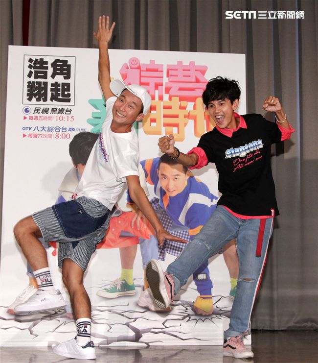 浩角翔起「綜藝新時代」校園見面會。（記者邱榮吉/攝影）