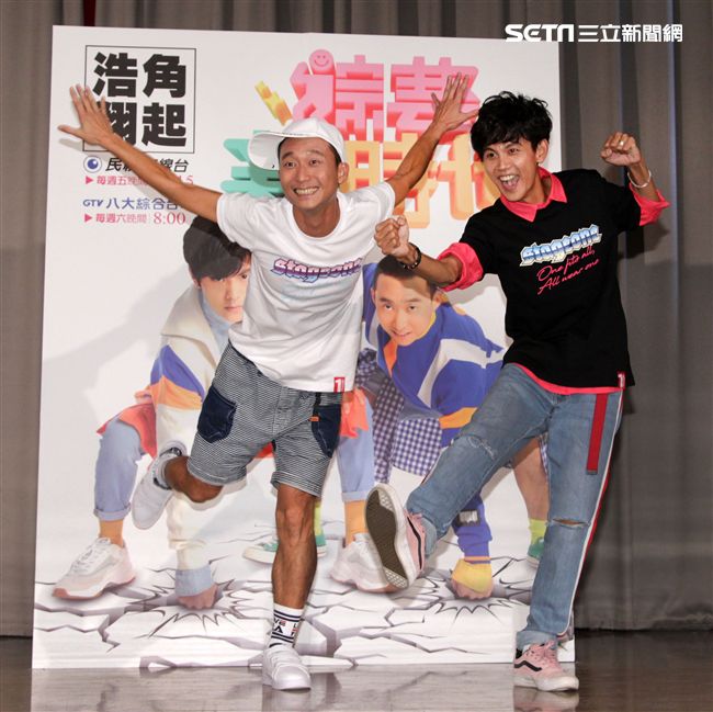 浩角翔起「綜藝新時代」校園見面會。（記者邱榮吉/攝影）