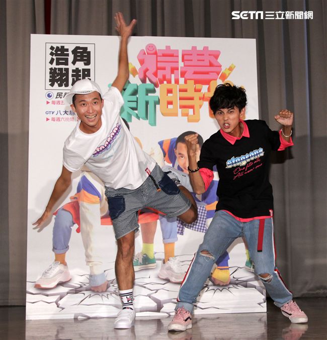 浩角翔起「綜藝新時代」校園見面會。（記者邱榮吉/攝影）