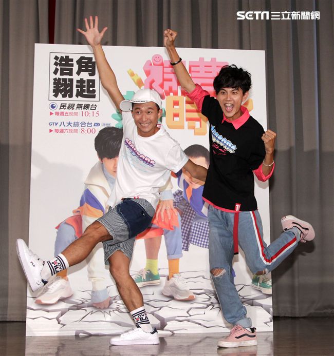 浩角翔起「綜藝新時代」校園見面會。（記者邱榮吉/攝影）