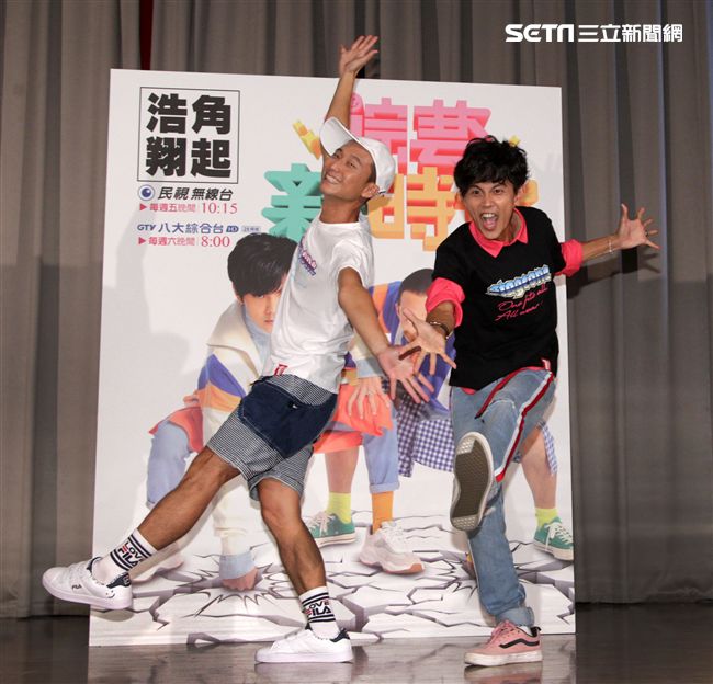 浩角翔起「綜藝新時代」校園見面會。（記者邱榮吉/攝影）