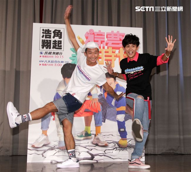 浩角翔起「綜藝新時代」校園見面會。（記者邱榮吉/攝影）