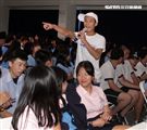 浩角翔起「綜藝新時代」校園見面會。（記者邱榮吉/攝影）