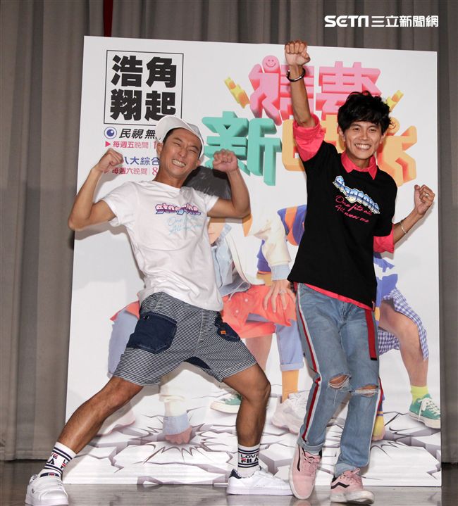 浩角翔起「綜藝新時代」校園見面會。（記者邱榮吉/攝影）