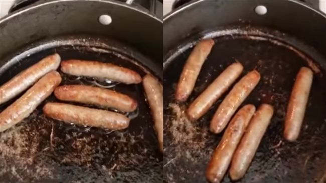 香腸下鍋淒厲慘叫　網：豬的鬼魂在叫