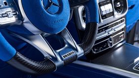 Brabus G63水藍色內裝。（圖／翻攝Brabus網站）