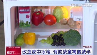 冰箱改放這個飲品　有助孩童零食減半