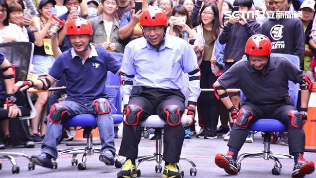 柯P也瘋玩　不開單的飆速大賽又來啦