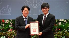 行政院長賴清德26日下午出席安居緝毒方案第二波成果頒獎典禮。（圖／行政院提供）