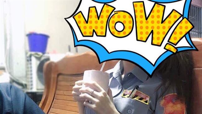 被開單也願意！大眼正妹女警掀網暴動