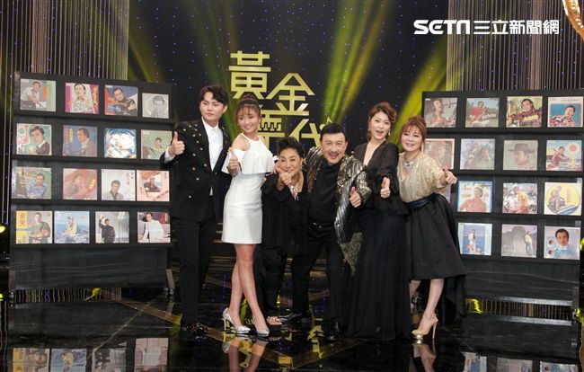 余天、王彩樺主持華視新節目「黃金年代」。（記者邱榮吉/攝影）