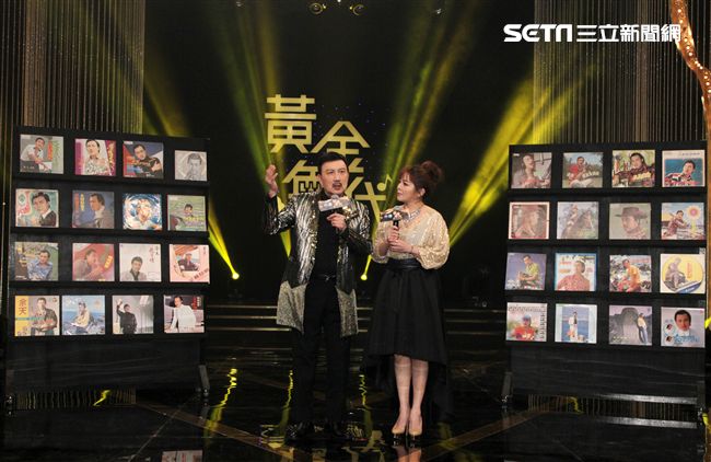 余天、王彩樺主持華視新節目「黃金年代」。（記者邱榮吉/攝影）