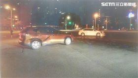 台中市政路與河南路口車禍／翻攝畫面