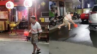 宮廟拿滾水燙流浪貓　虐待影片曝光