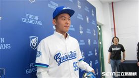 ▲富邦悍將首輪新人戴培峰。（圖／記者蕭保祥攝影）