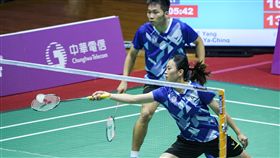 0829世大運羽球混雙李洋、許雅晴　圖／記者林敬旻攝