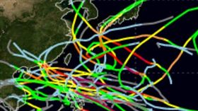 超猛！今年共24颱風「過而不入」　台灣神迴避的原因（圖／翻攝自IBTrACS maps of storm tracks）颱風,神迴避,護國神山