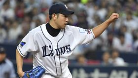 西武王牌投手菊池雄星。（圖／美聯社／達志影像）