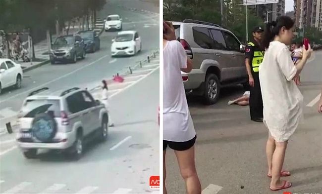 兩個都不停…女穿越馬路遭車慢速碾死